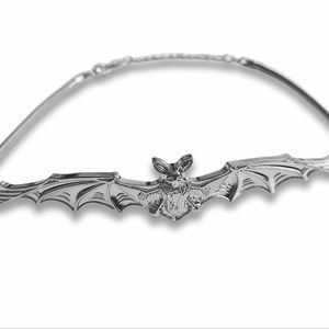 Nicoletta Carlone Shop “Liliosa” Nouveau Style Bat Choker Necklace